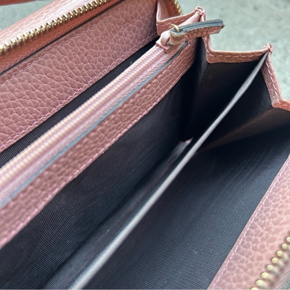 Gucci‎ Pink Leather Long Continental Wallet - Picture 14 of 16